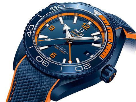 omega seamaster planet ocean gmt exclusive blue dial|omega seamaster planet ocean chronometer.